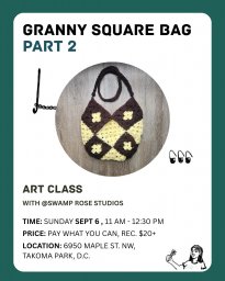 Crochet 101: Granny Square Bag Part 2